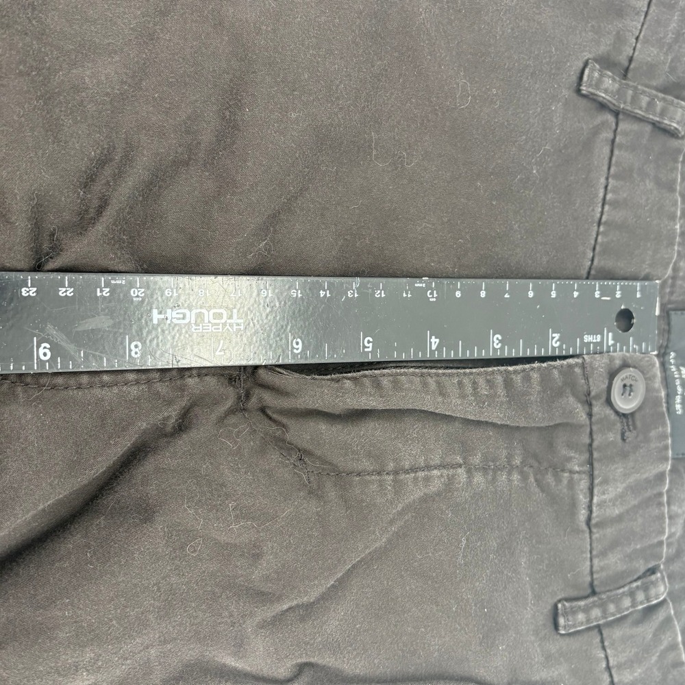 MATCHSTICK Dark Brown Cotton Spandex Chinos Pants Women M 30 - Picture 6 of 11
